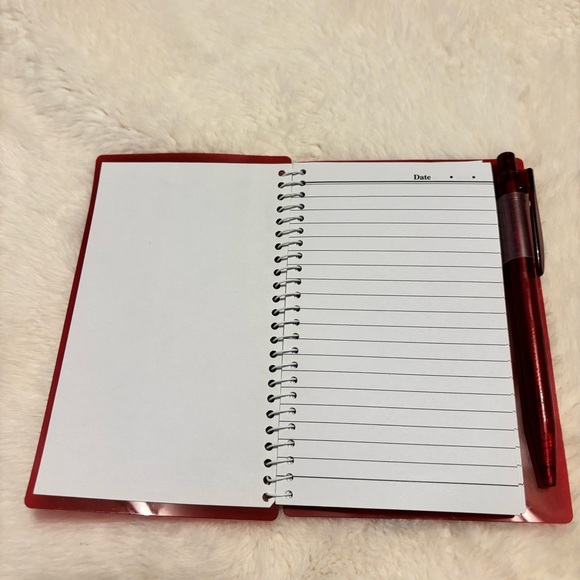 NWOT Harvard Authentic Red Spiral Notebook W/Pen ( Bought on Harvard campus) - Picture 2 of 6